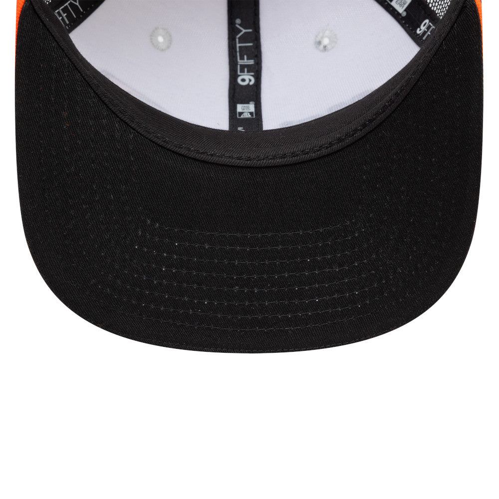 McLaren F1 Racing Hat - Checkered Visor White 9Fifty Formula 1 Trucker Snapback Cap - New Era
